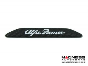 Alfa Romeo 4C Steering Wheel Trim - Carbon Fiber - Steering Wheel Badge  